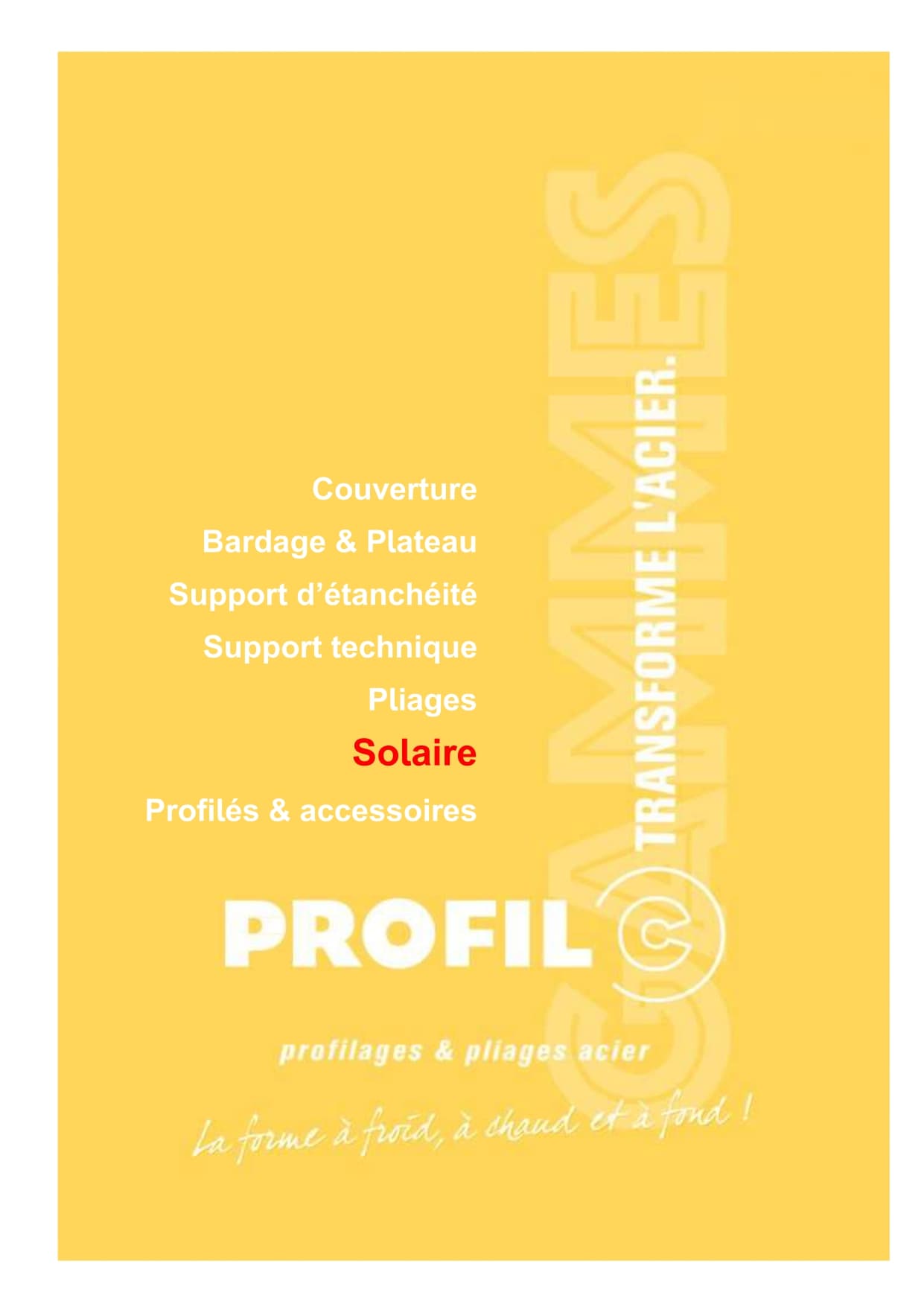 Couverture Catalogue Solaire